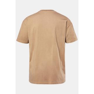 Sthuge Oversized Halbarm T-Shirt mit Brustprint  