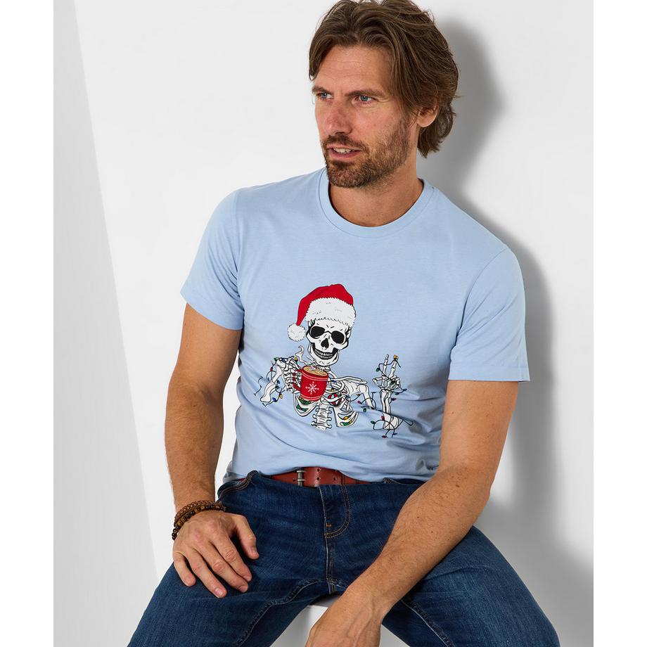 Joe Browns T-shirt motivo scheletro Nightlife  