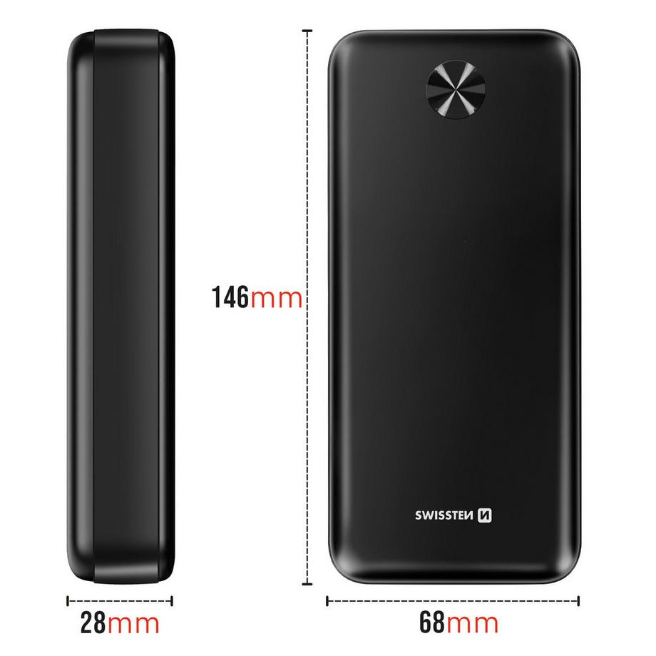 SWISSTEN  Powerbank 20000mAh 2 USB Swissten 
