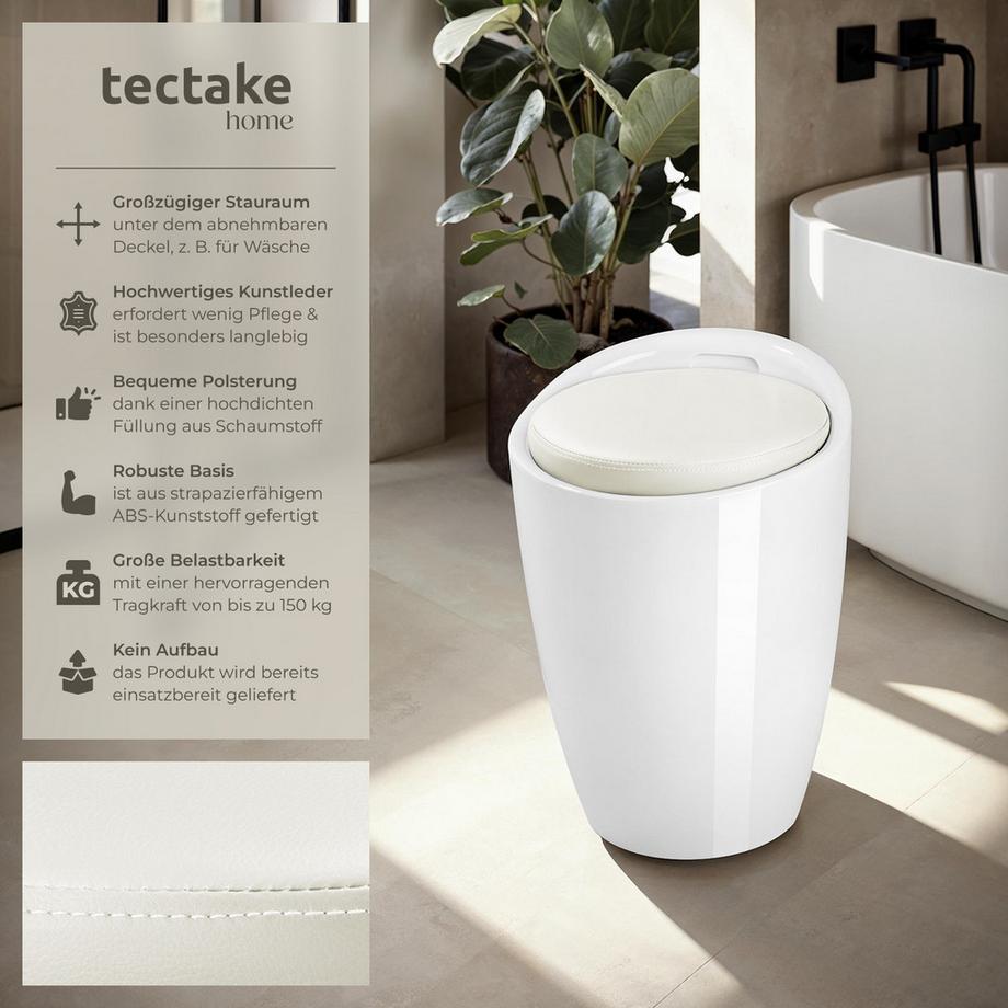 Tectake Sgabello  Di plastica di alta qualità  