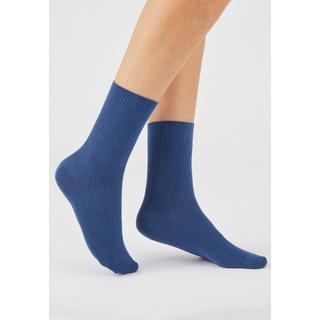 Damart  Lot de 2 paires de chaussettes maille côtelée coton biologique* 