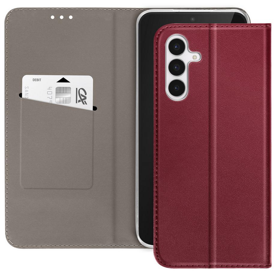 Avizar  Custodia Folio per Galaxy S25 FE con porta carte e supporto video 