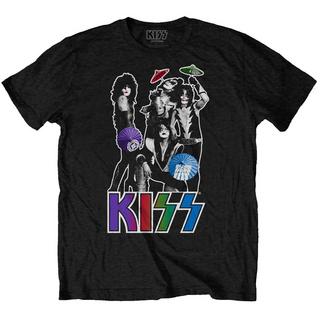 KISS Membres du Groupe T-Shirt Manches Courtes  