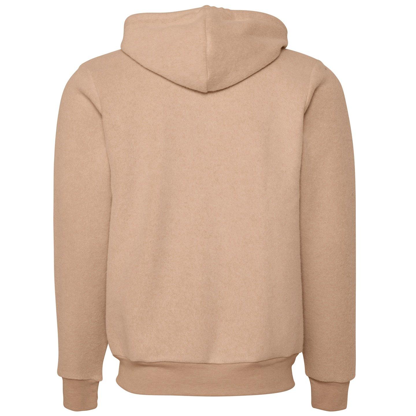 Bella + Canvas Hoodie mit durchgehendem Reissverschluss  