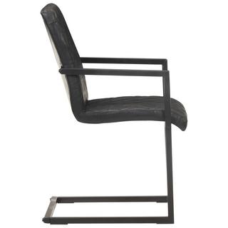 VidaXL Chaise de salle à manger cuir  