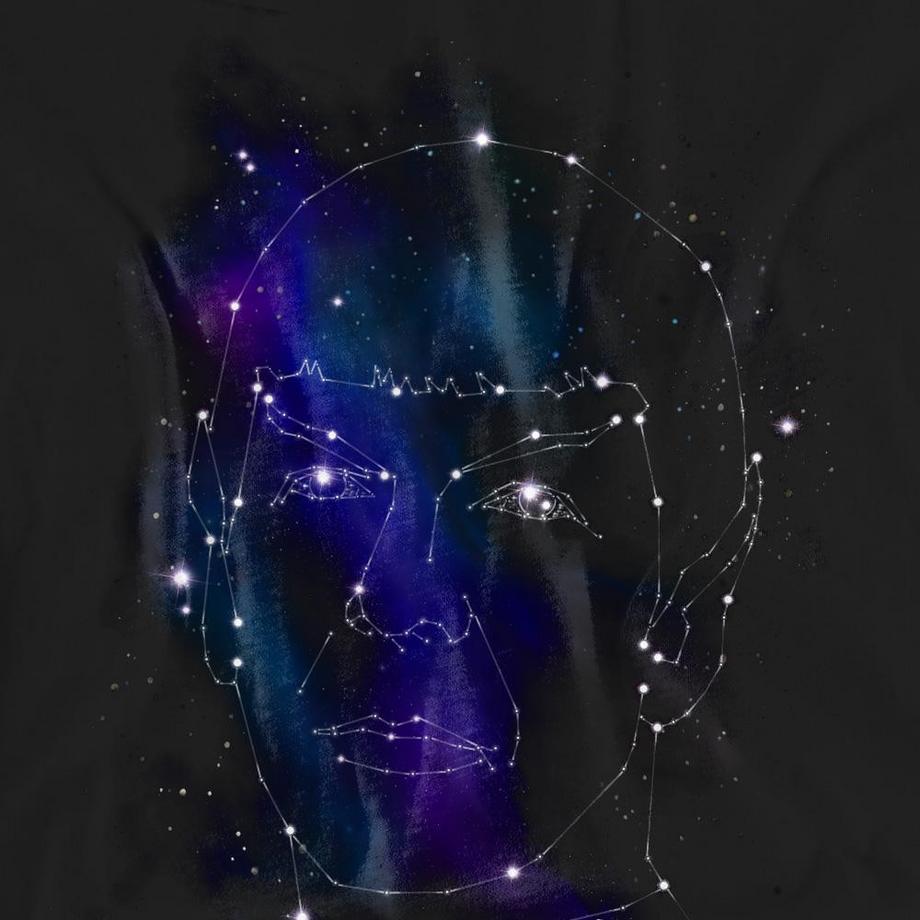 Star Trek Spock Konstellations-Print T-Shirt  