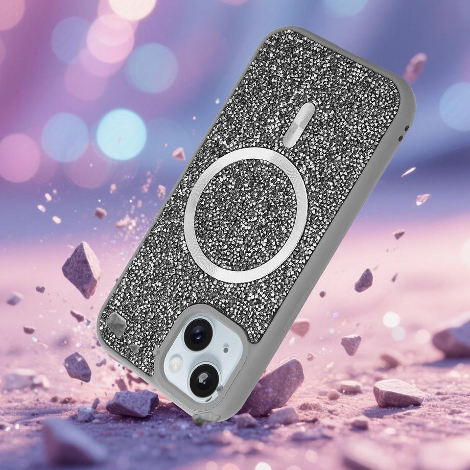 Cadorabo  Coque pour iPhone 15 Paillettes Scintillant Design 