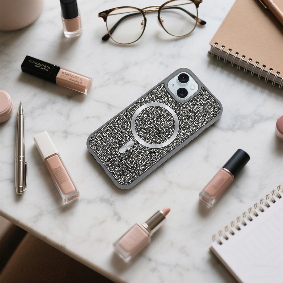 Cadorabo  Coque pour iPhone 15 Paillettes Scintillant Design 
