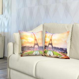 Avizar Lot 2 Housses de Coussin Tour Eiffel  