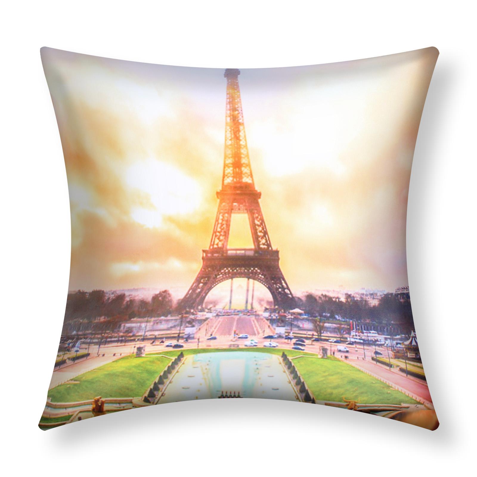 Avizar Lot 2 Housses de Coussin Tour Eiffel  