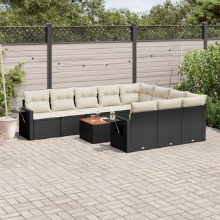 VidaXL set divano da giardino Polirattan  