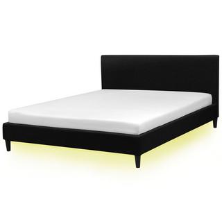 Beliani Bett mit LED aus Polyester Modern FITOU  