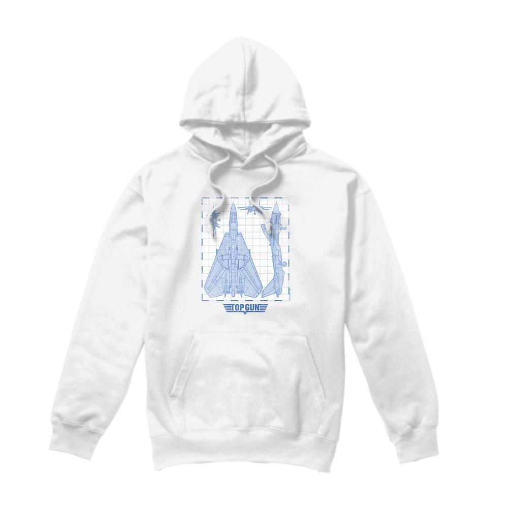 Top Gun Top Gun Blueprint Felpa con Cappuccio  