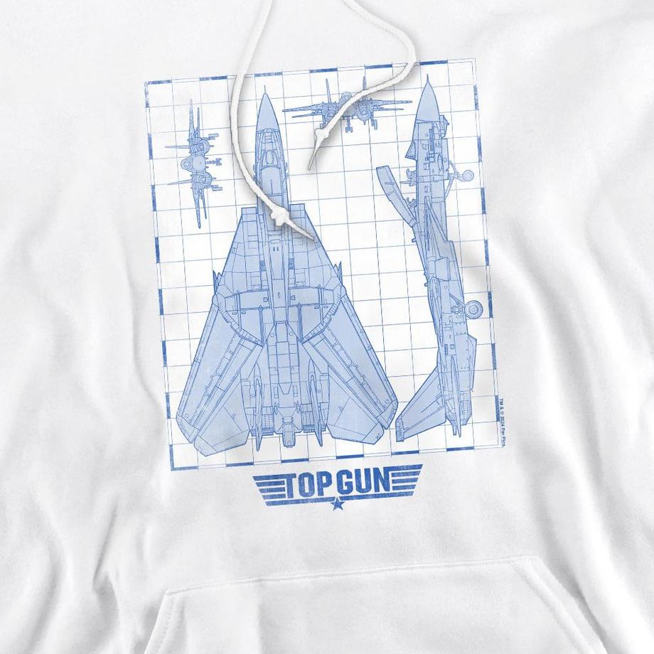 Top Gun Top Gun Blueprint Kapuzenpullover  