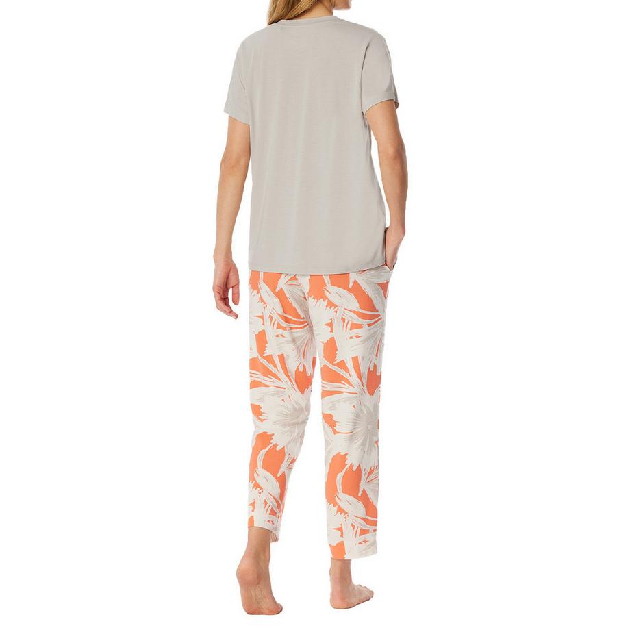 Schiesser Selected Premium Blumen Schlafanzug  