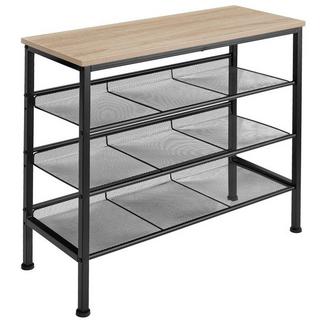 Tectake Étagère à chaussures WOLVERHAMPTON 75,5x30,5x69,5cm  