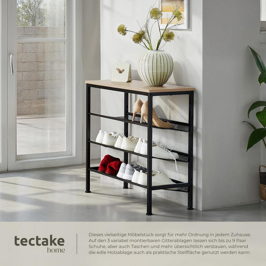 Tectake Scarpiera Wolverhampton stile industriale  