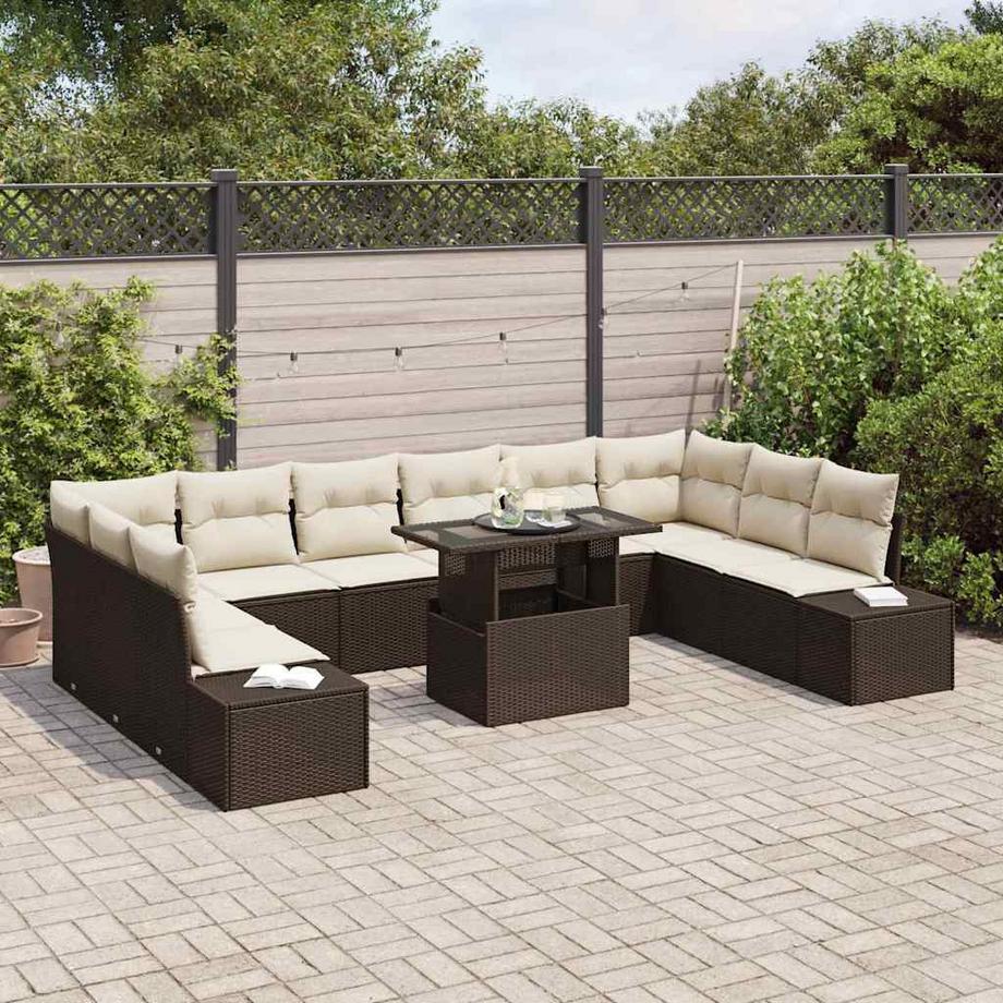 VidaXL Divano da giardino Polyrattan  