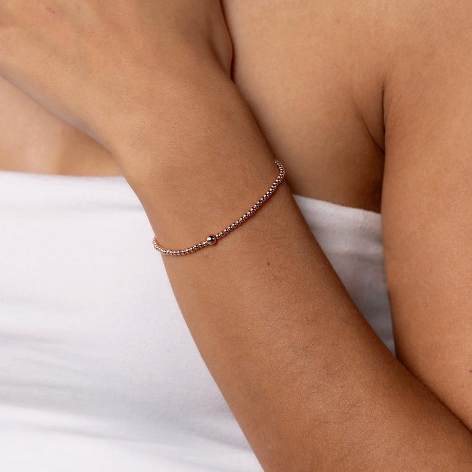 Balibay  Bracelet Alisa en argent plaqué or rose 