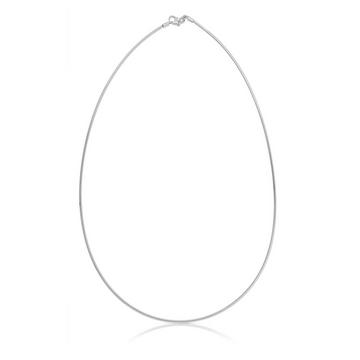 Collier Omega Glied Weissgold 750, 1.4mm, 45cm