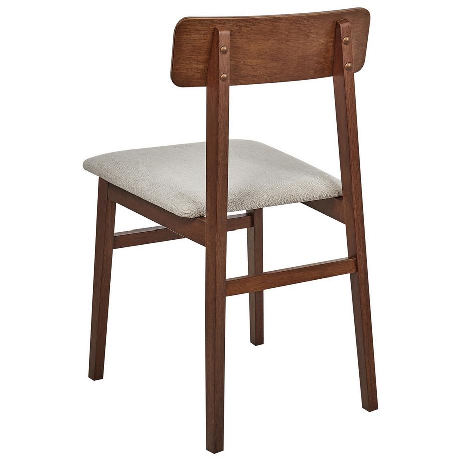 Beliani Set di 2 sedie da pranzo en Legno di caucciù Classico STACY  