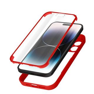 Avizar  Coque Intégrale iPhone 14 Pro Max Rouge 