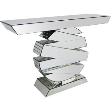 Table console verre miroir III