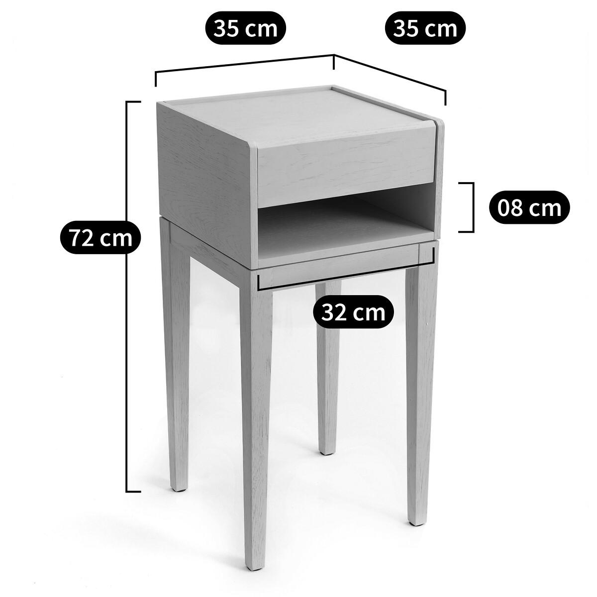 AM.PM Nachttisch aus massiver Eiche und Furnier  