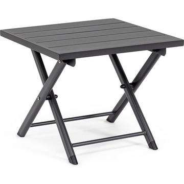 Tavolino da giardino Taylor grigio scuro 44x43