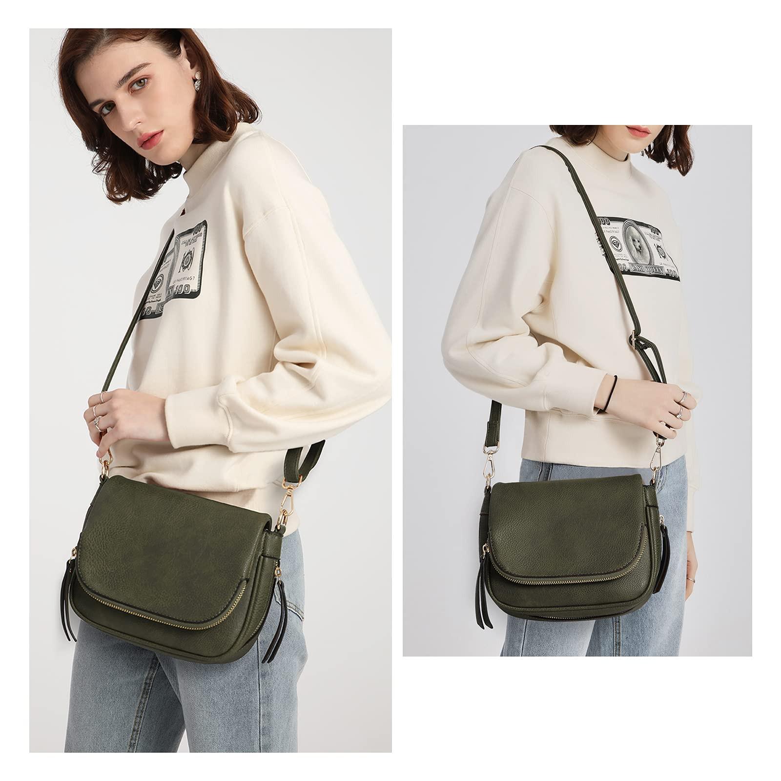 Only-bags.store Kleine Crossbody-Tasche, PU-Leder, über die Schulter, Crossbody-Handtaschen mit mehreren Taschen Kleine Crossbody-Tasche, PU-Leder, über die Schulter, Crossbody-Handtaschen mit mehreren Taschen 