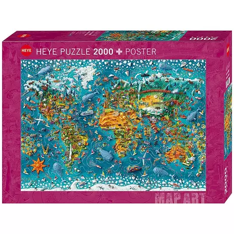 Heye  Puzzle Miniature World (2000Teile) 