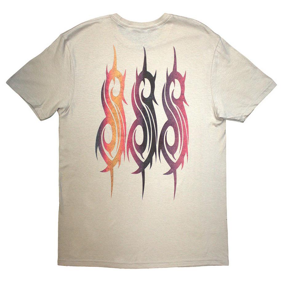 Slipknot T-Shirt 25e Anniversaire avec Imprimé au Dos  