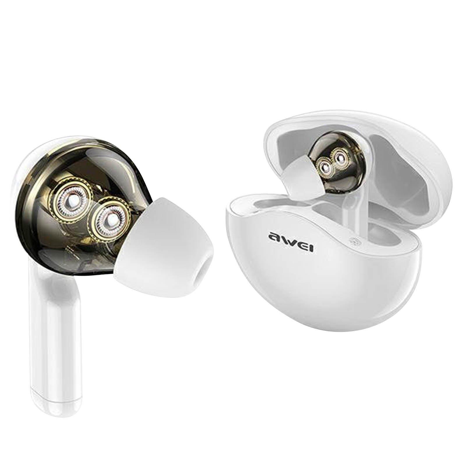 Avizar  Écouteurs Bluetooth Gaming Awei Blanc 