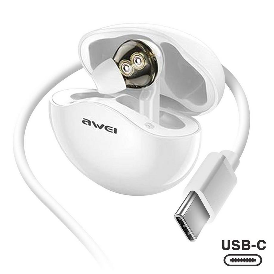Avizar  Écouteurs Bluetooth Gaming Awei Blanc 