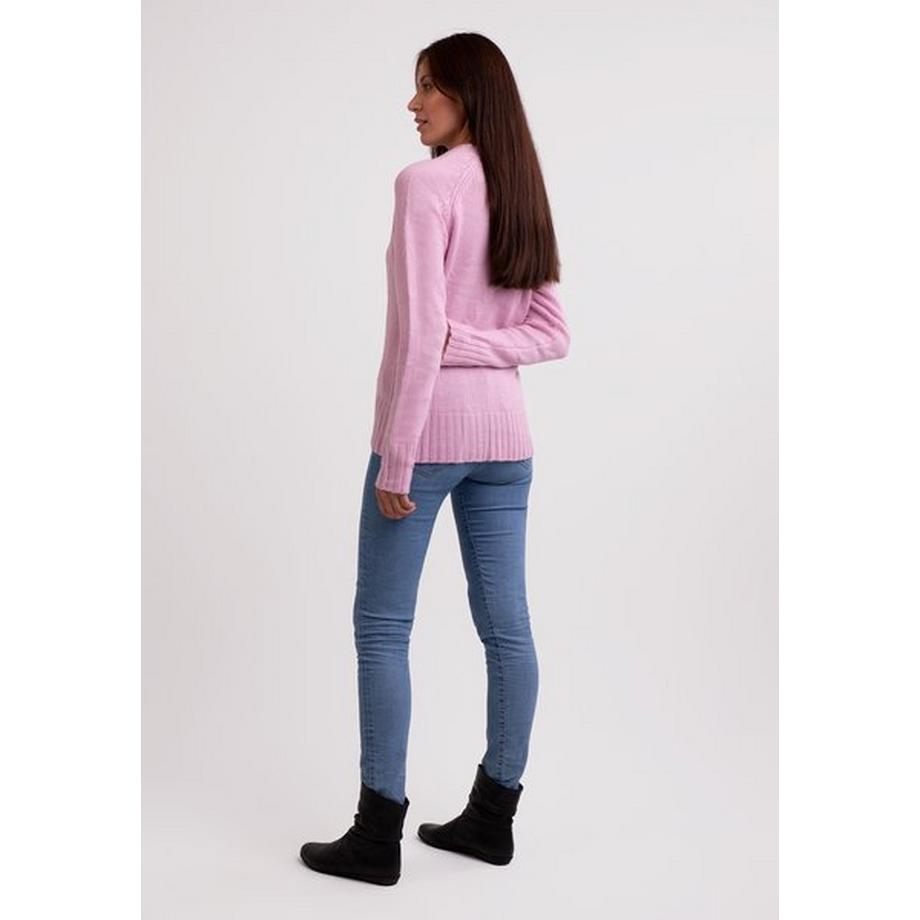 CASH-MERE.CH Pullover scollo a V in cashmere riciclato  