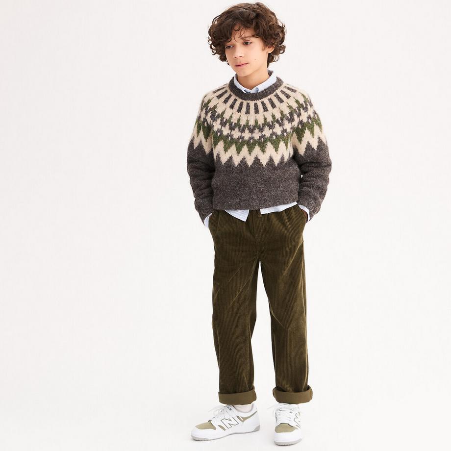 Cordhose in gerader Schnittform