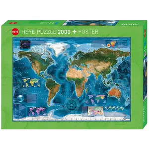 Puzzle Satellite Map (2000Teile)