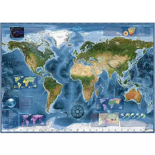Heye  Puzzle Satellite Map (2000Teile) 