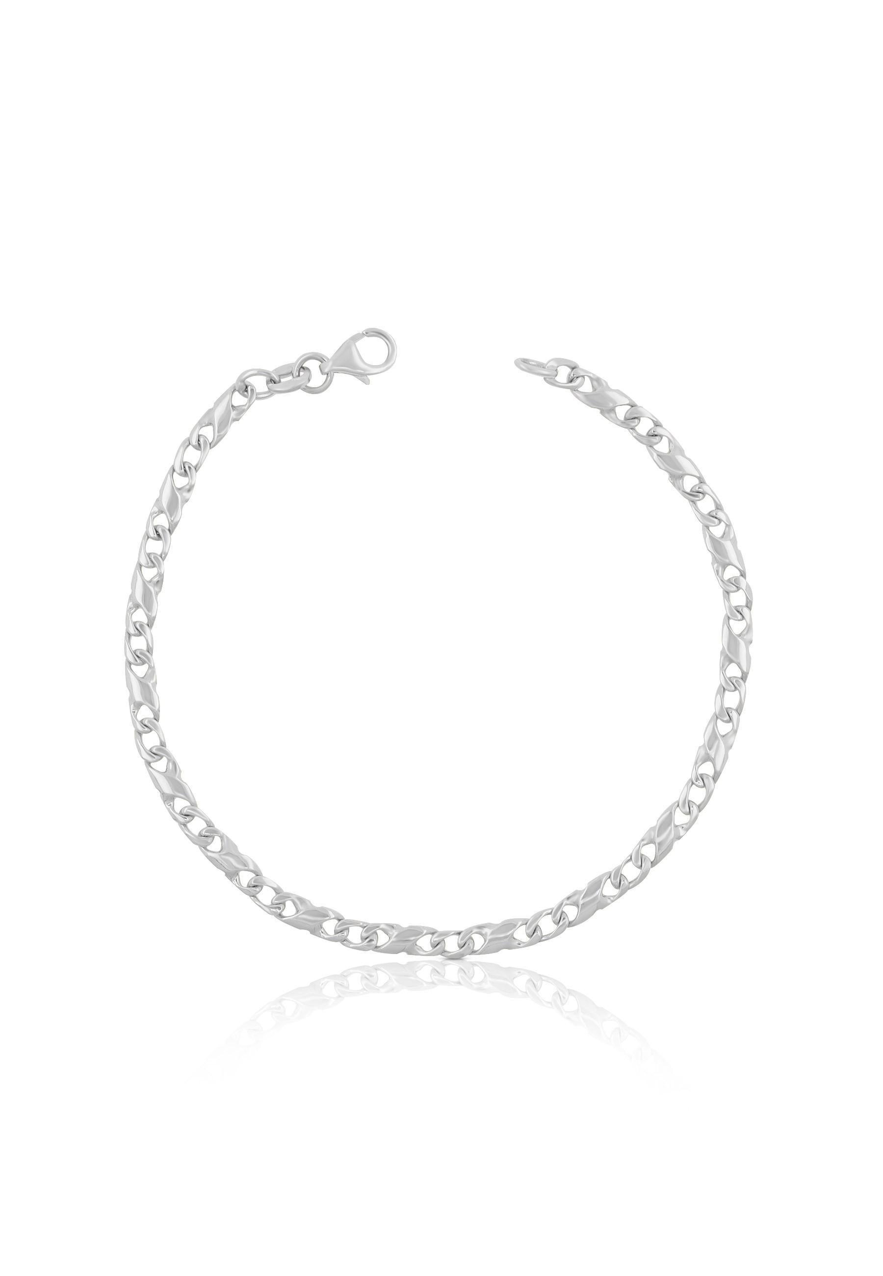 MUAU Schmuck  Bracelet Carrera en or blanc 750, 22cm, 3,5mm 