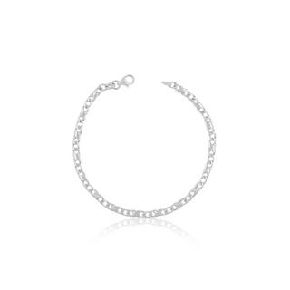 MUAU Schmuck  Bracelet Carrera en or blanc 750, 22cm, 3,5mm 