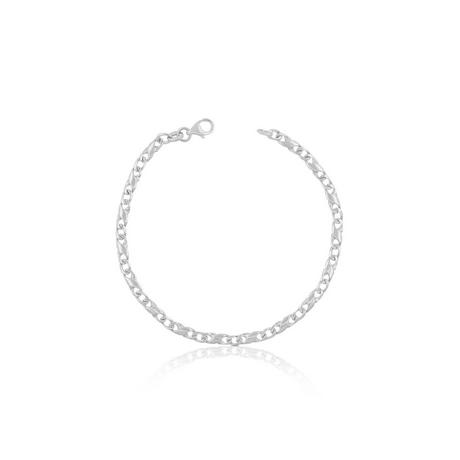 MUAU Schmuck  Bracelet Carrera en or blanc 750, 22cm, 3,5mm 