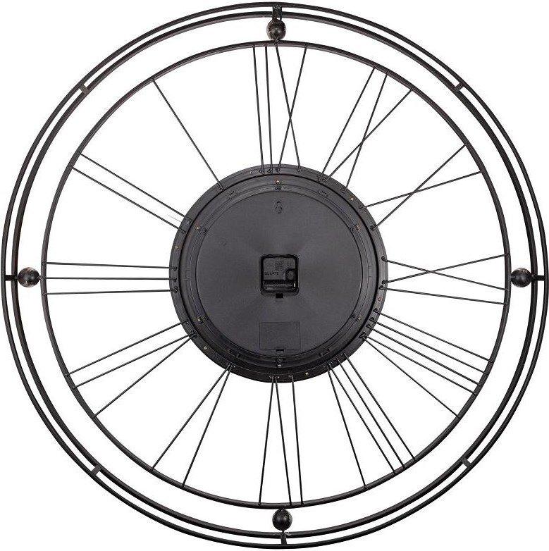 NeXtime Wanduhr Wire Gear clock silver D: 90.5cm, Metall  