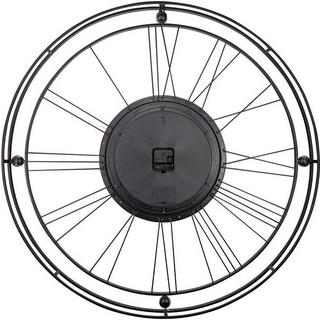 NeXtime Wanduhr Wire Gear clock silver D: 90.5cm, Metall  