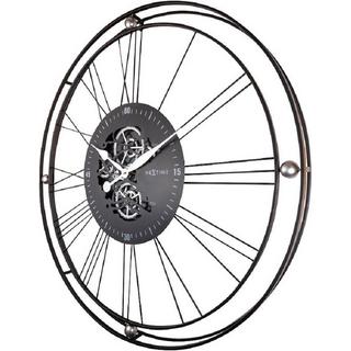 NeXtime Wanduhr Wire Gear clock silver D: 90.5cm, Metall  