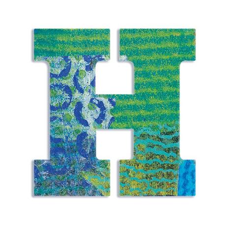 Djeco Buchstaben Pfau H  