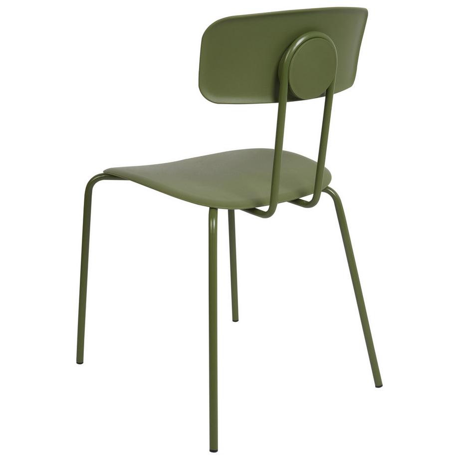 Beliani Lot de 2 chaises de salle à manger en Matière synthétique  SIBLEY  