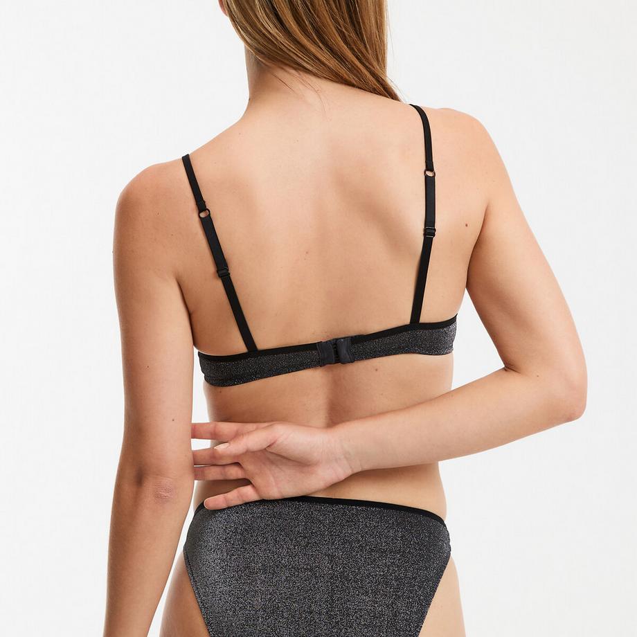 La Redoute Collections BH TAMARA in Corbeille-Form aus Mikrofaser und metallisierten Garnen  