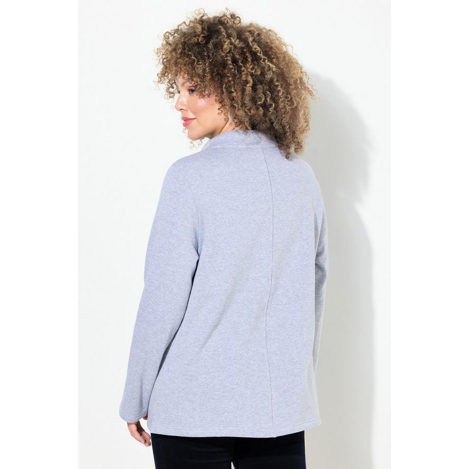 Ulla Popken Felpa Scritta Collo Alto Maniche Lunghe  