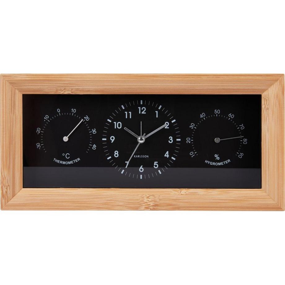 KARLSSON Klassischer Wecker Neat Rectangle  