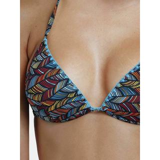 Admas  Ensemble deux pièces bikini triangle push-up Ethnic Feathers 